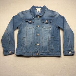 Soho Blue Kids Distressed Denim Jacket - Size 14 (L)
